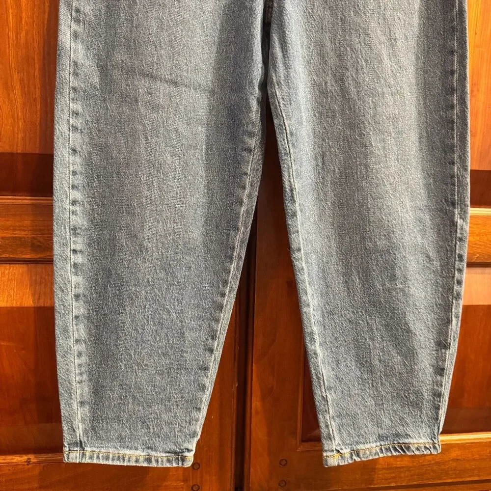 Levi's Girls Baggy Barrel Jeans Size 10 Reg High Rise Stretch 26x21 NWT